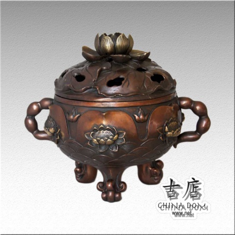 Китайская ваза, курильница "Цветок Лотоса"