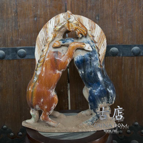 Китайская статуэтка, "День и ночь"
